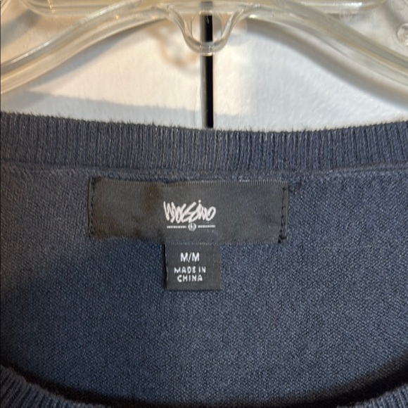 Mossimo Supply Co. Navy and Browns Lightweight Knit Sweater Size M - Picture 4 of 8